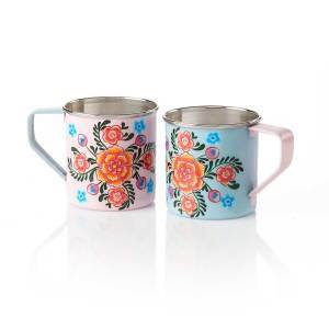 pastel kashmiri mugs - set of 2 alt