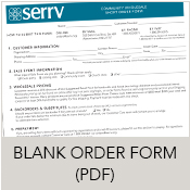 blank order form