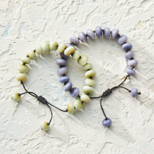 Lida Tagua Bracelets - Set of 2 alt 1