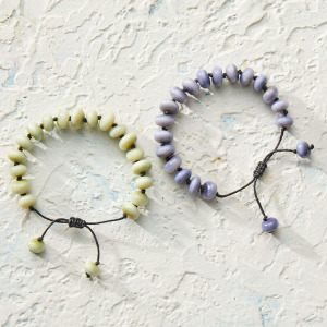 Lida Tagua Bracelets - Set of 2 alt 1 alt 2