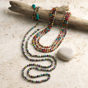 sari long cool tones necklace alt 2