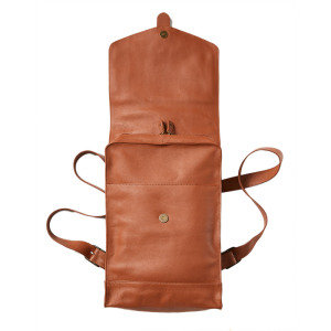 Mandi Leather Backpack - Camel alt 2