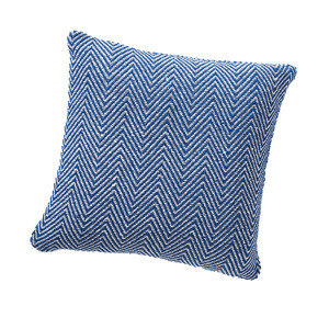Blue Chevron Rethread Pillow