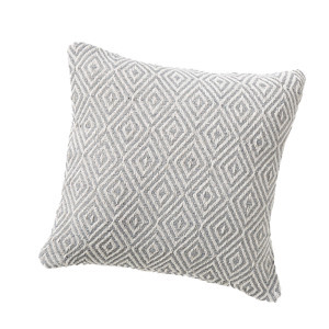 Gray Diamond Rethread Pillow