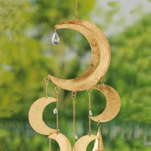 Crystal Moon Recycled Iron Chime alt 2