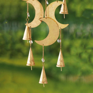 Crystal Moon Recycled Iron Chime alt 3