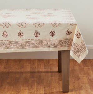 Vasanti Sienna Standard Tablecloth