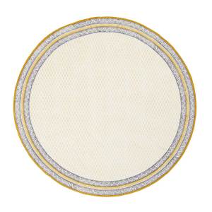 sunny sanganer round tablecloth