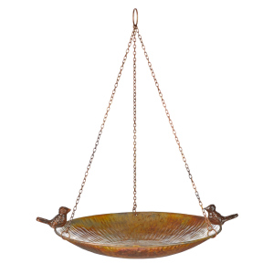 eco iron hanging birdbath