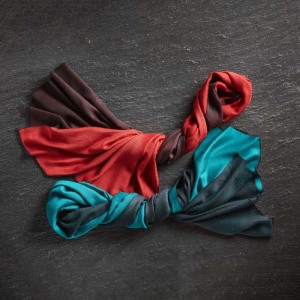 turquoise kashmiri solid scarf
