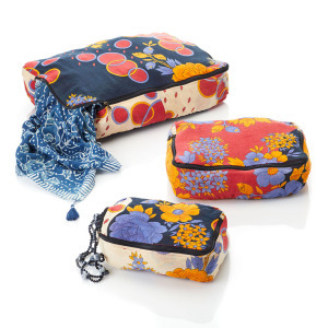 Recycled Sari Packing Cubes - Set of 3 alt 4