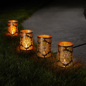 mandala lantern stakes set of 2 alt 2