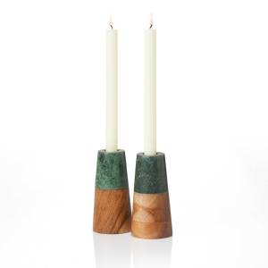 evergreen reversible candlesticks - set of 2 alt