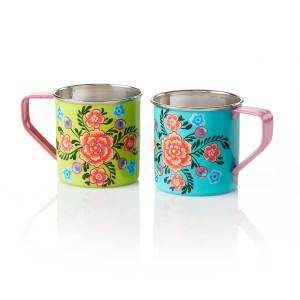 bright kashmiri mugs - set of 2 alt
