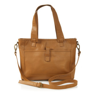 camel all for one leather bag