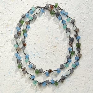 lau recycled glass necklace alt 2