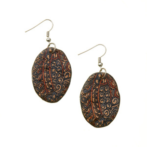 java batik earrings