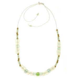 samudra recycled glass necklace