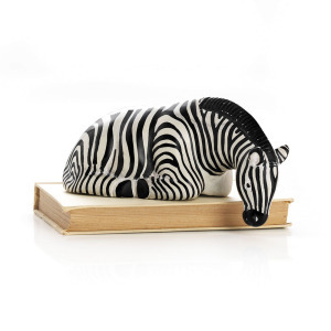 zebra shelf sitter