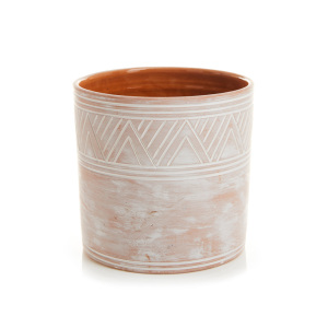 small etched planter with stand alt 2