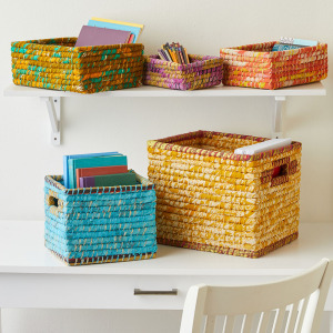 Nesting Sari Baskets - Set of 3 alt 1