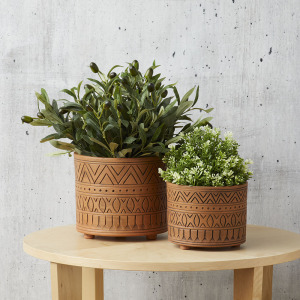 indu terracotta planters set of 2 alt 3