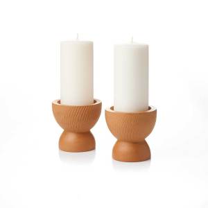 chandra pillar candle holders - set of 2 alt