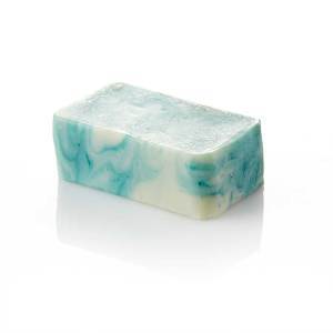 coconut lime marbled soap