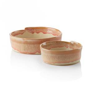 canyon edge slab bowls - set of 2 alt