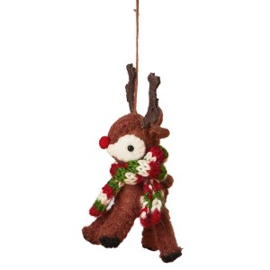 rednose reindeer ornament