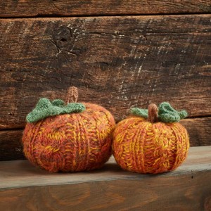 remnant knit pumpkin patch