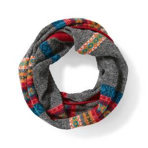 aurora alpaca infinity scarf