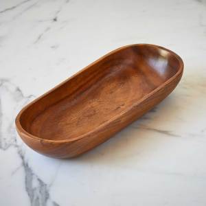 acacia wood oblong bowl alt 2