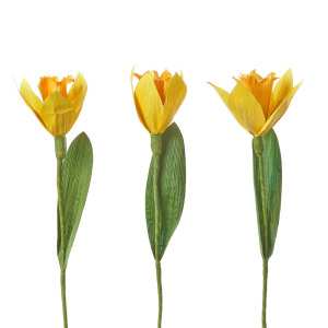 corn husk daffodils set of 3 alt