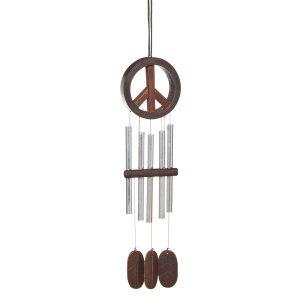 peace bamboo wind chime