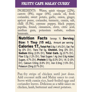 cape malay curry sauce