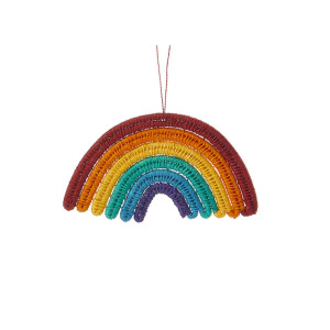 Rainbow Sisal Ornament
