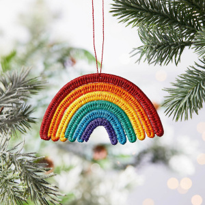 Rainbow Sisal Ornament alt