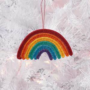 rainbow sisal ornament alt 2