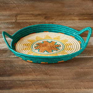 turaco feather teal tray alt