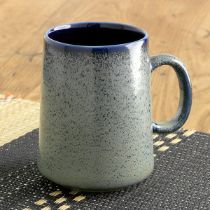 farmhouse speckled sage tall mug alt