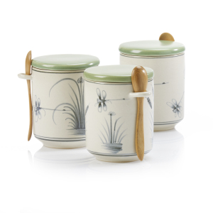 Dragonfly Petite Canisters Set of 3