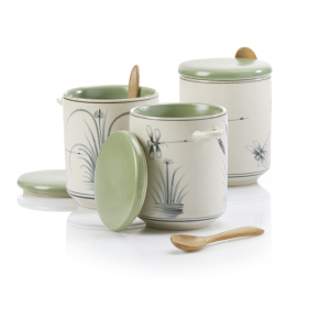 dragonfly petite canisters - set of 3 alt