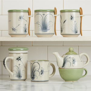 dragonfly petite canisters - set of 3 alt 2
