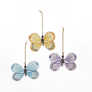 quilled butterfly ornaments set of 3