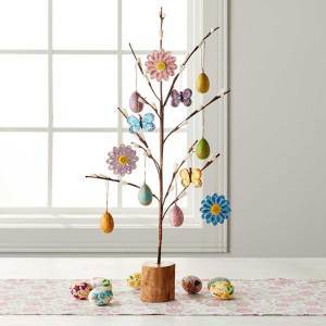 spring blossom easter tree & paper ornament set alt 3